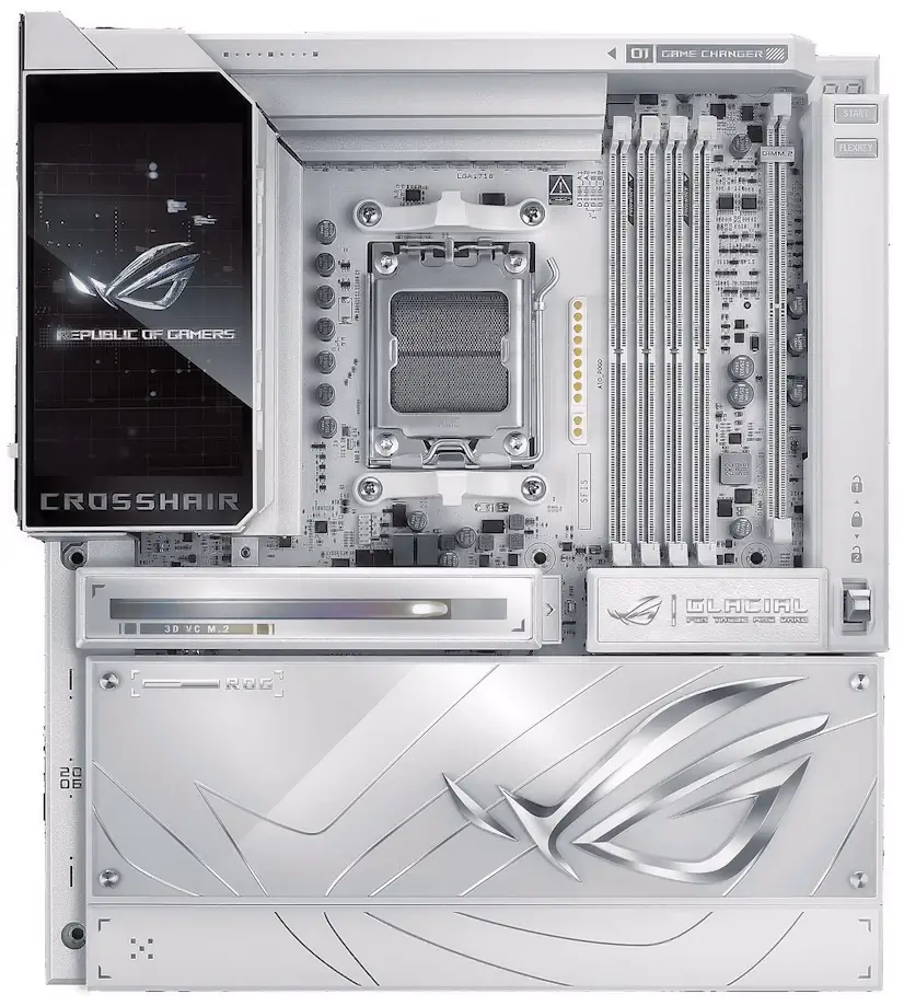 Montaje Placa Base ASUS ROG CROSSHAIR X870E GLACIAL Caraquiz Uceda Guadalajara Caraquiz Uceda Guadalajara PC - Montaje Placa Base ASUS ROG CROSSHAIR X870E GLACIAL Caraquiz Uceda Guadalajara