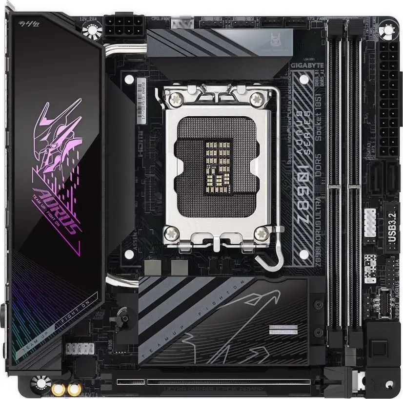 Montaje Placas Base Gigabyte Z890I AORUS ULTRA Gaming PC Caraquiz Uceda Guadalajara Montaje Placa Base Gigabyte Z890I AORUS ULTRA Gaming PC Caraquiz Uceda Guadalajara